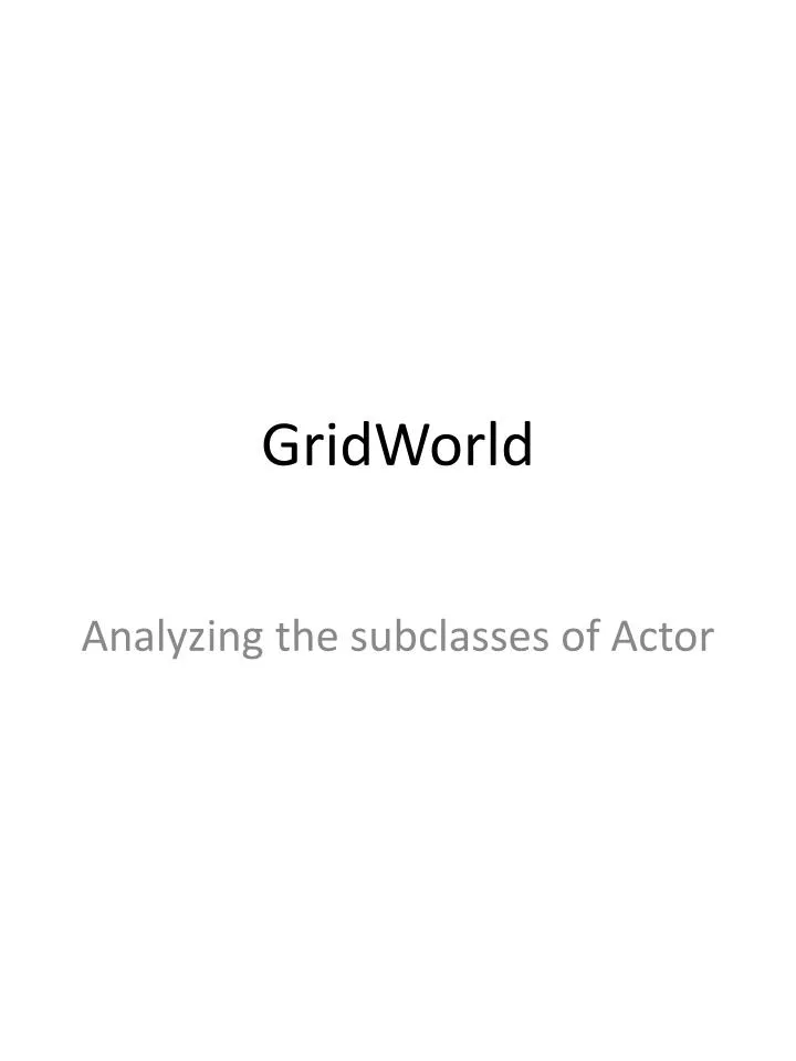 gridworld