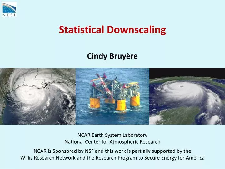 statistical downscaling