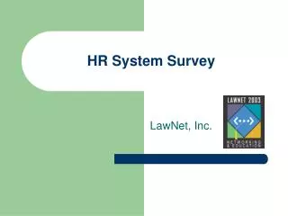 HR System Survey