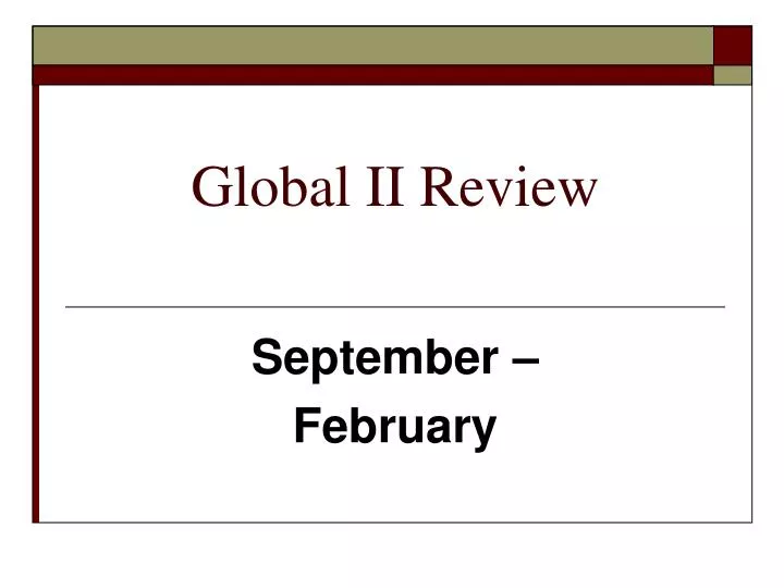 global ii review