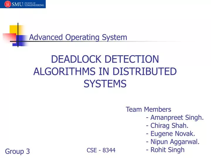 deadlock detection algorithms in distributed systems