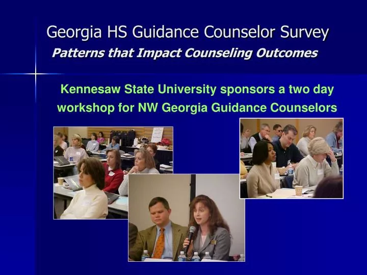 georgia hs guidance counselor survey patterns that impact counseling outcomes