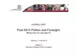‘ Post-2015’ and the Future of Education &amp; Training - slide 1
