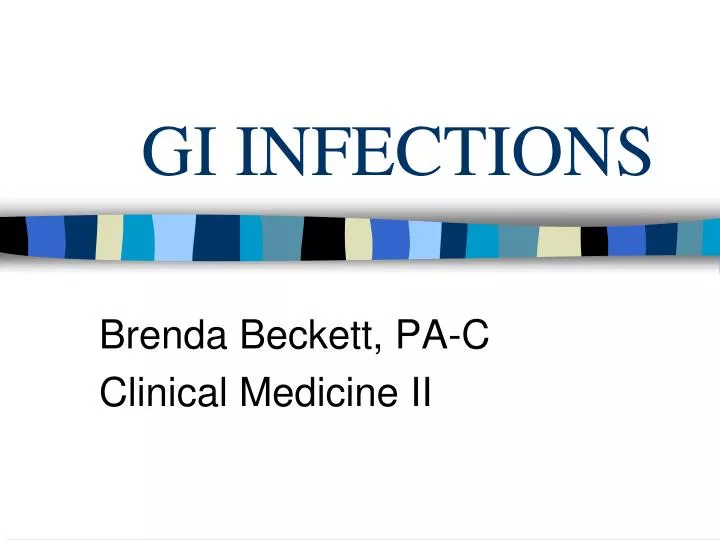gi infections