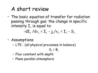 A short review