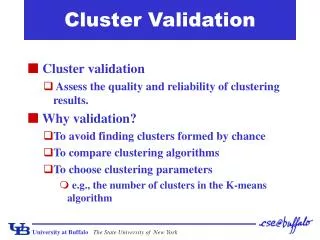 Cluster Validation