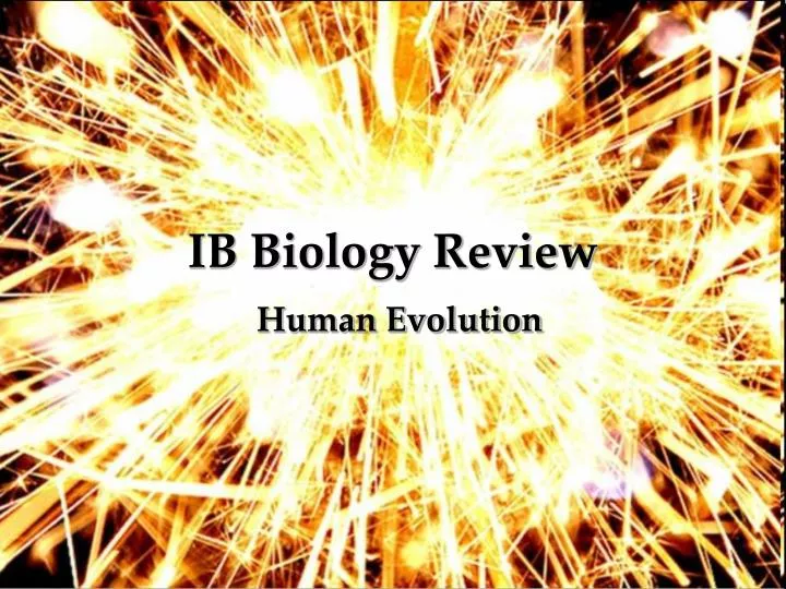 ib biology review