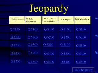 Jeopardy