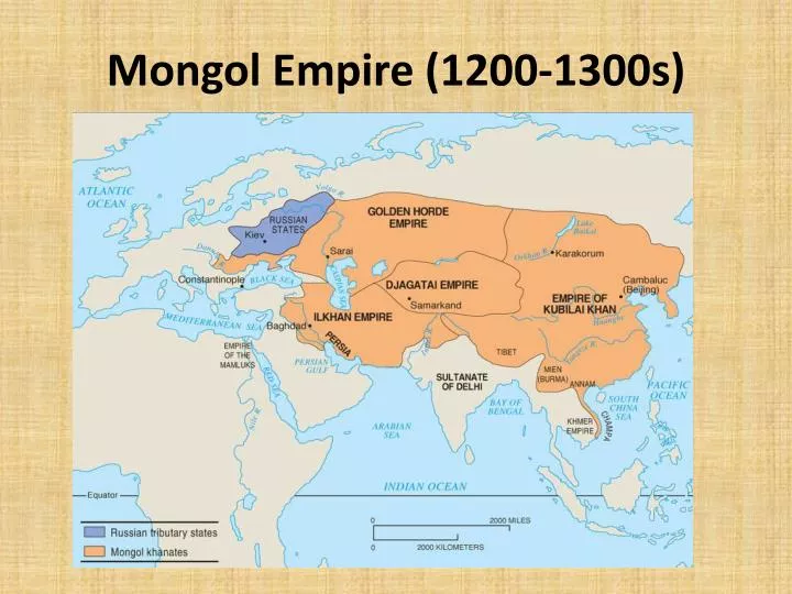 mongol empire 1200 1300s