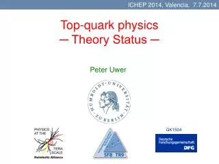 Top-quark physics ? Theory Status ?