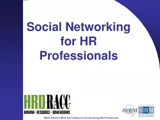 Social Networking for HR Professionals