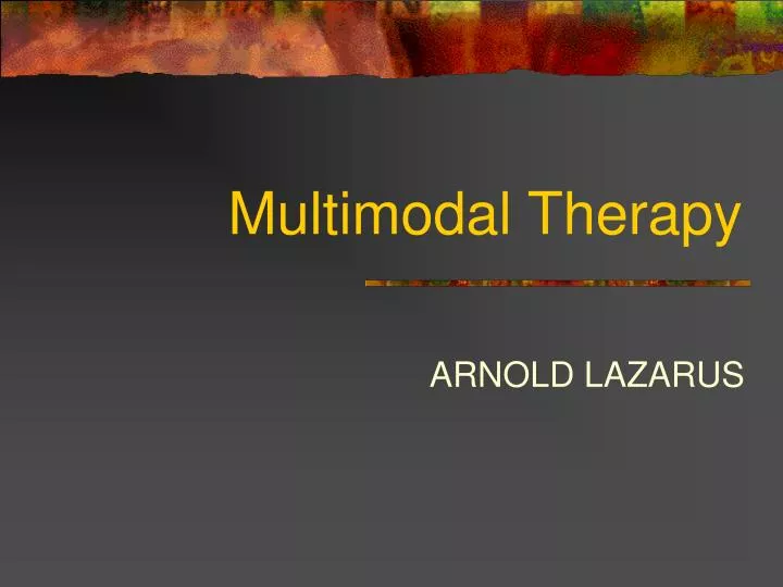 multimodal therapy