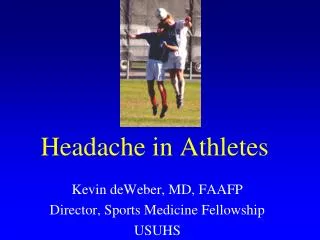 Headache in Athletes
