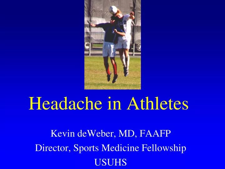 headache in athletes
