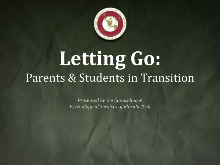 letting go parents students in transition