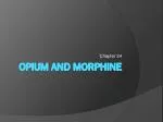 Opium and Morphine - slide 1