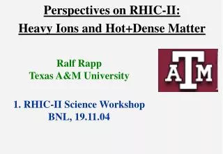 Perspectives on RHIC-II: Heavy Ions and Hot+Dense Matter