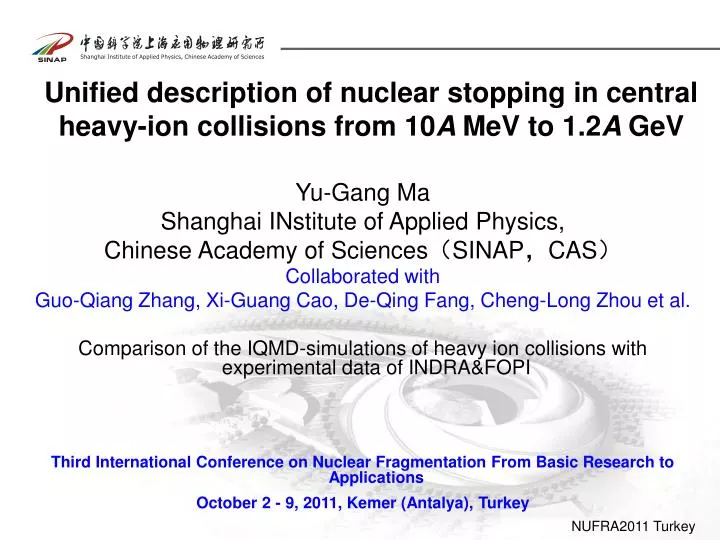unified description of nuclear stopping in central heavy ion collisions from 10 a mev to 1 2 a gev