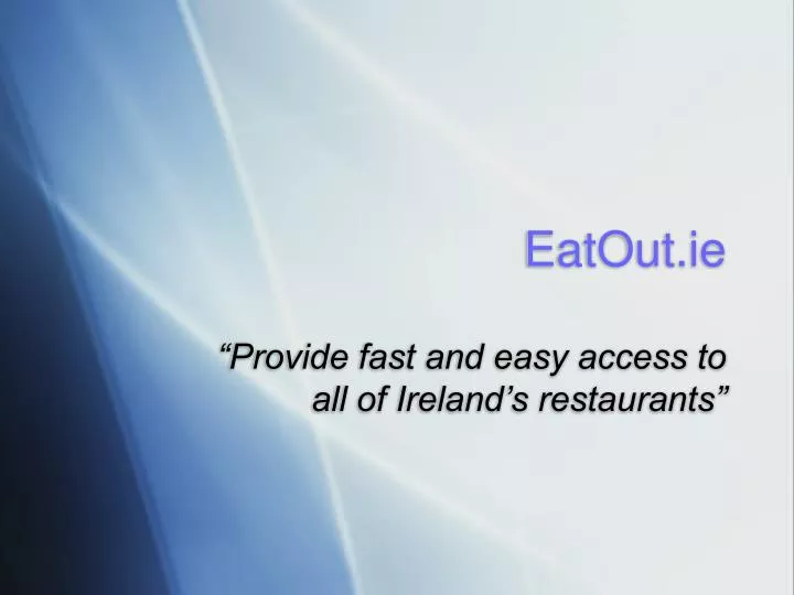 eatout ie