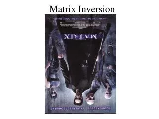 matrix inversion