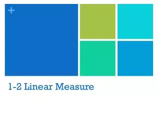 1-2 Linear Measure