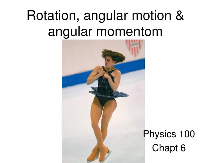 rotation angular motion angular momentom