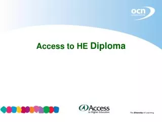 Access to HE Diploma