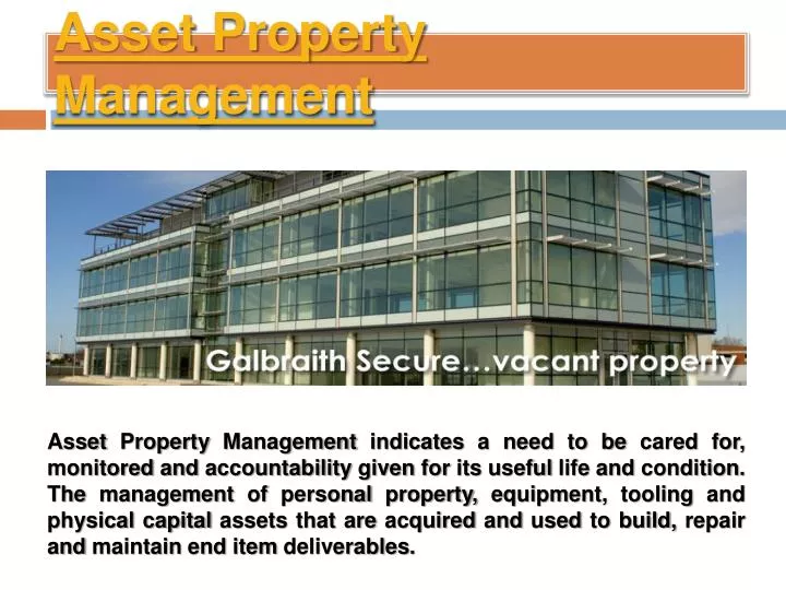 asset property management