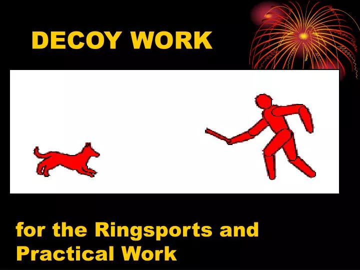 decoy work