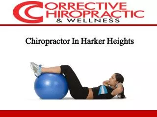 Chiropractor in Harker Heights