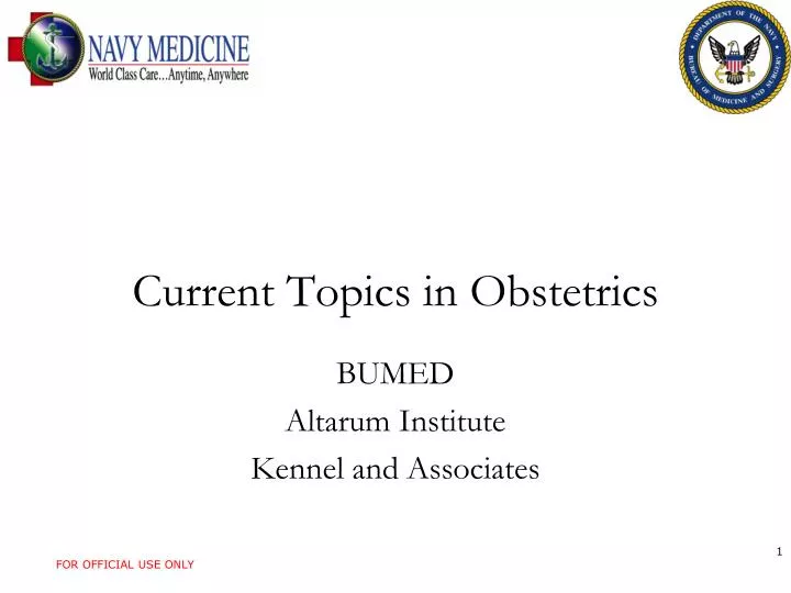 current topics in obstetrics