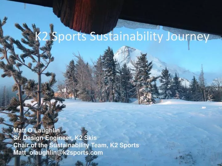 k2 sports sustainability journey