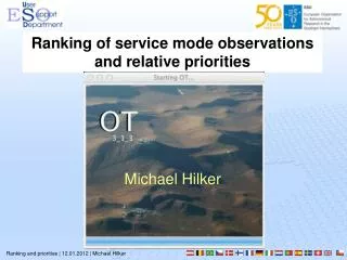 Ranking and priorities | 12.01.2012 | Michael Hilker