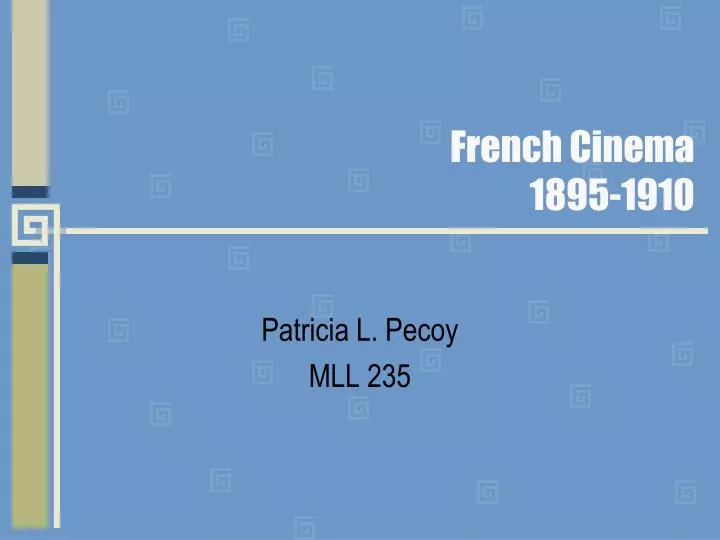 french cinema 1895 1910