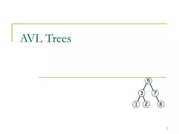 avl trees