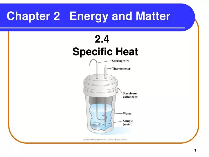 chapter 2 energy and matter