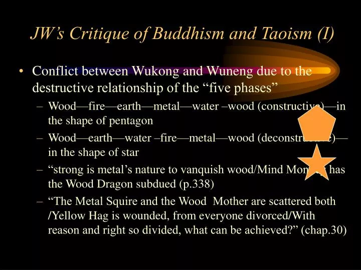 jw s critique of buddhism and taoism i