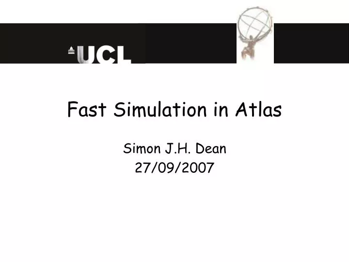 fast simulation in atlas