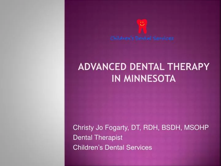 advanced dental therapy in minnesota