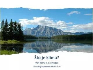 to je klima