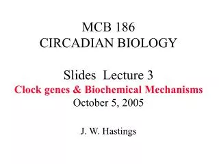 HOW DO YOU EXPERIMENTALLY PROBE FOR MECHANISM?