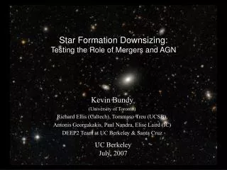 Star Formation Downsizing: Testing the Role of Mergers and AGN