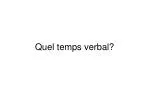 Quel temps verbal? - slide 1