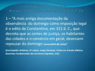 um cordeiro com voz de drag o revela es do apocalipse vol ii cap 13 2 parte c 256