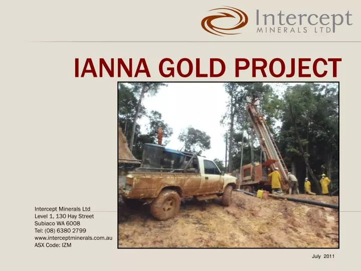 ianna gold project