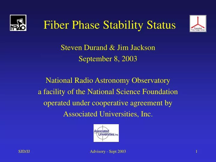 fiber phase stability status