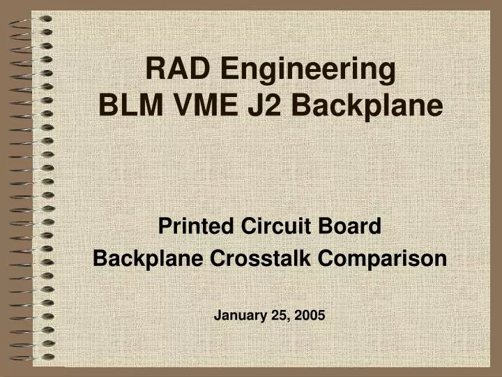 rad engineering blm vme j2 backplane