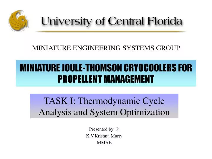 miniature joule thomson cryocoolers for propellent management