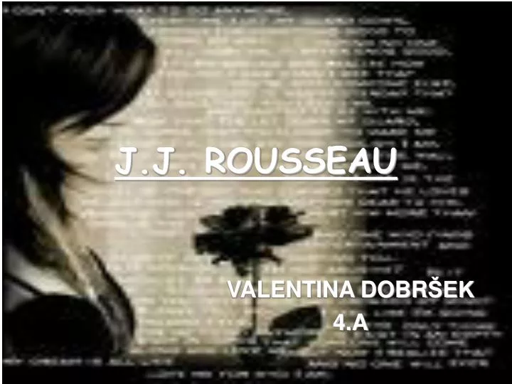 j j rousseau