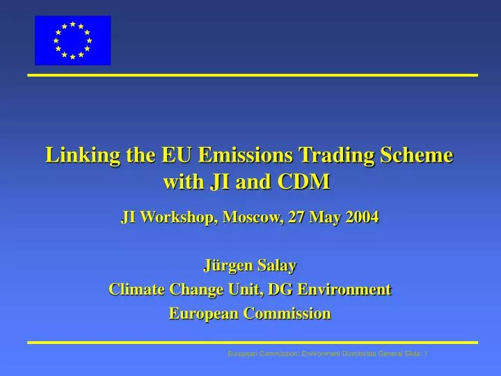 linking the eu emissions trading scheme with ji and cdm